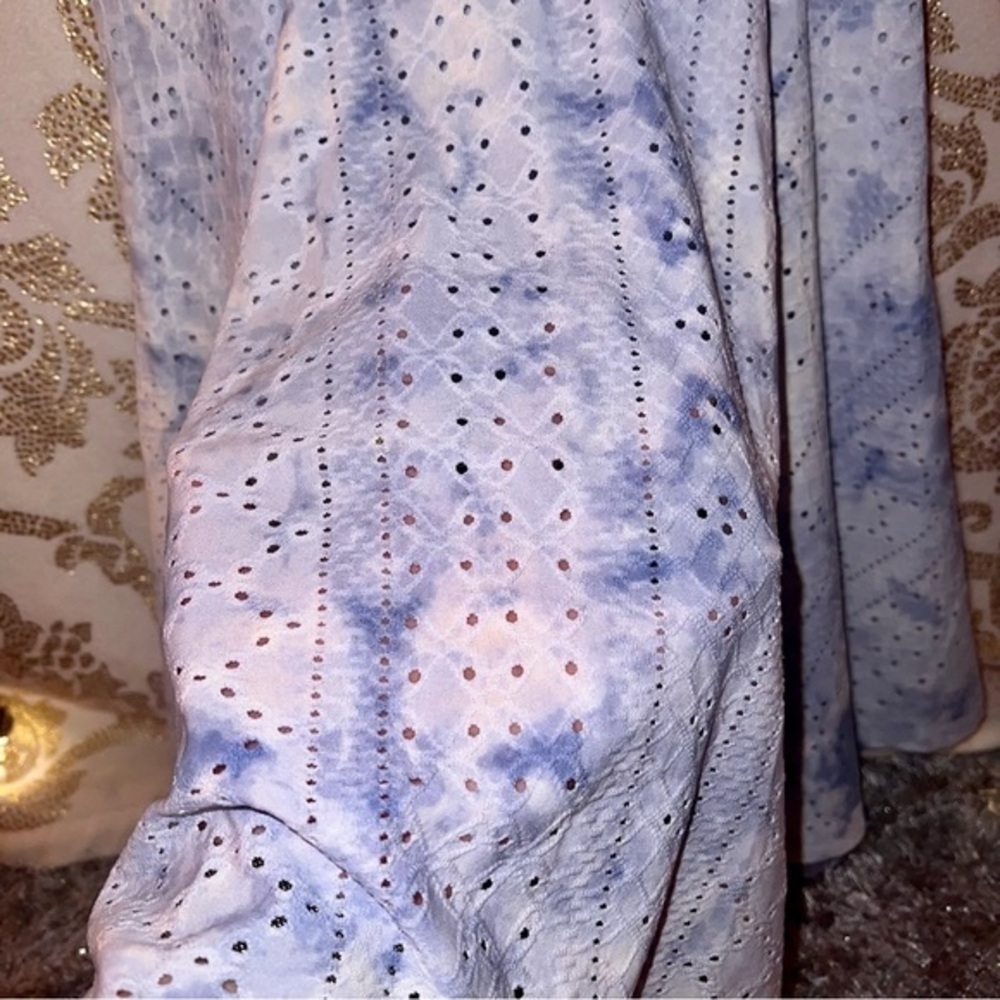 🥀 Knit Works Girls Blue Spring Dress - Picture 4 of 8